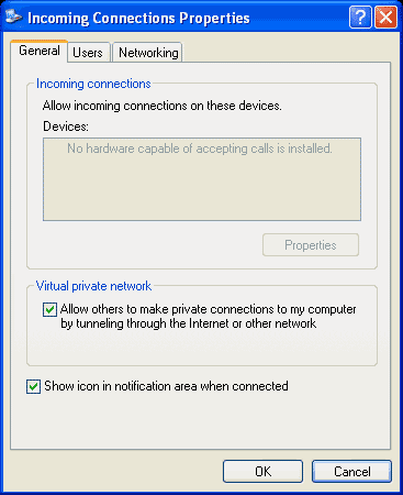 Configure Windows XP Professional to be a VPN server - Setup Vpn On Windows Xp Professional